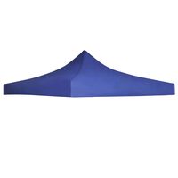 vidaXL Techo de carpa para celebraciones 3x3 m azul