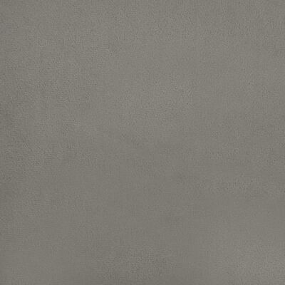 vidaXL Cabecero de terciopelo gris claro 80x7x78/88 cm