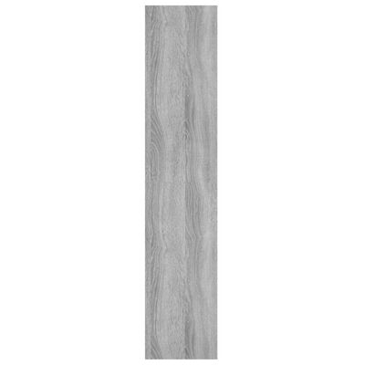 vidaXL Estantería de pared madera ingeniería gris Sonoma 90x16x78 cm