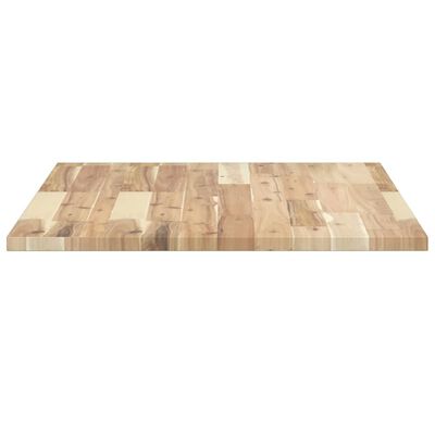 vidaXL Encimera tocador baño madera maciza acacia sin tratar 80x60x2cm