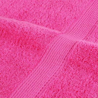 vidaXL Toallas premium SOLUND 4 unidades rosa 100x200 cm 600 gsm