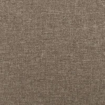 vidaXL Colchón de muelles ensacados tela gris taupe 90x190x20 cm