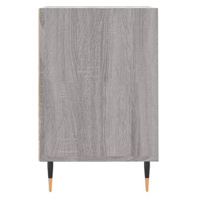 vidaXL Mueble de TV madera contrachapada gris Sonoma 100x35x55 cm