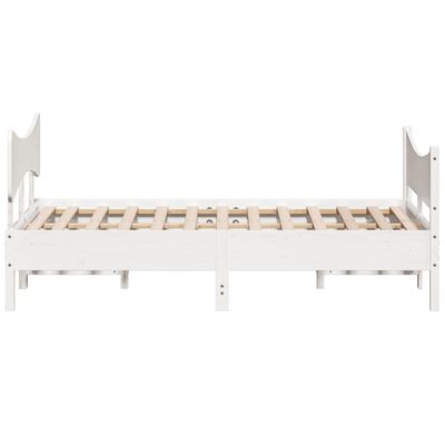 vidaXL Estructura de cama sin colchón madera maciza de pino 160x200 cm