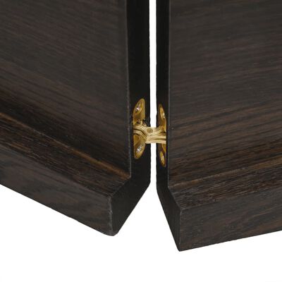 vidaXL Tablero mesa madera roble tratada marrón oscuro 200x60x(2-4) cm