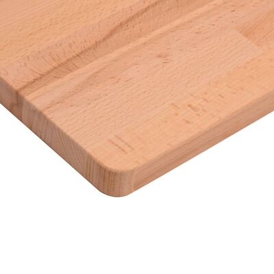 vidaXL Tablero de escritorio madera maciza de haya 110x60x1,5 cm