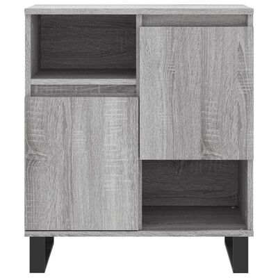 vidaXL Aparador de madera contrachapada gris Sonoma 60x35x70 cm