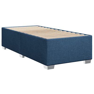 vidaXL Estructura de cama sin colchón tela azul 90x190 cm