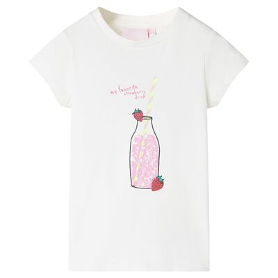 Camiseta infantil color crudo 140