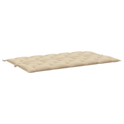 vidaXL Cojín de banco de jardín tela Oxford beige 180x(50+50)x7 cm