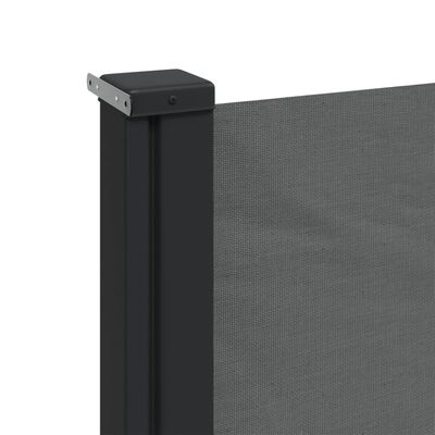 vidaXL Toldo lateral retráctil gris antracita 100x500 cm