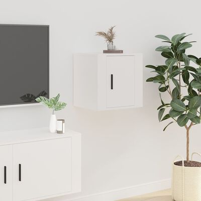 vidaXL Mueble para TV de pared blanco 40x34,5x40 cm