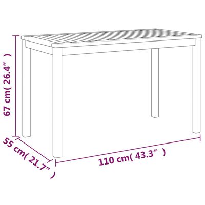 vidaXL Juego comedor jardín con cojines 9 piezas madera maciza acacia