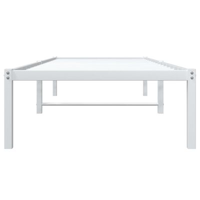 vidaXL Estructura de cama de metal blanco 80x200 cm