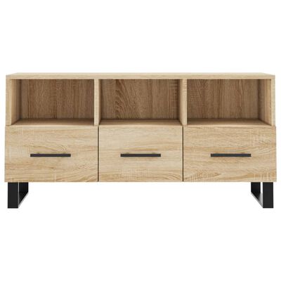 vidaXL Mueble de TV madera de ingeniería roble Sonoma 102x36x50 cm