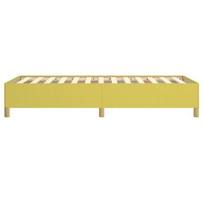 vidaXL Estructura de cama sin colchón tela verde 90x190 cm