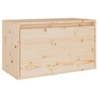 vidaXL Armario de pared de madera maciza de pino 60x30x35 cm