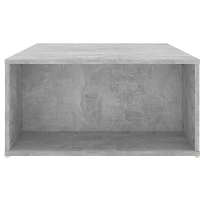 vidaXL Mesa de centro madera contrachapada gris hormigón 90x67x33 cm