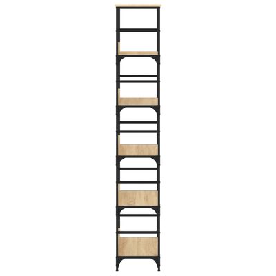 vidaXL Estantería de madera ingeniería roble Sonoma 50x33x188,5 cm