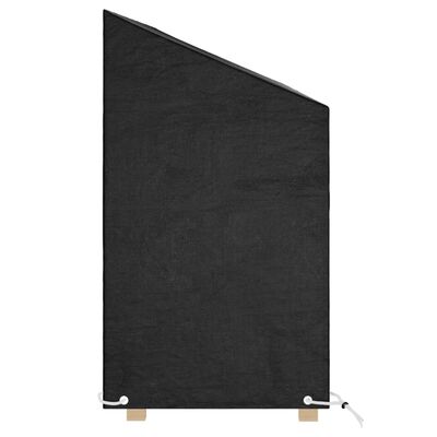 vidaXL Fundas bancos jardín 2 uds 8 ojales polietileno 190x70x70/88 cm