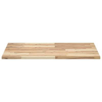 vidaXL Encimera tocador baño madera maciza acacia sin tratar 80x60x2cm