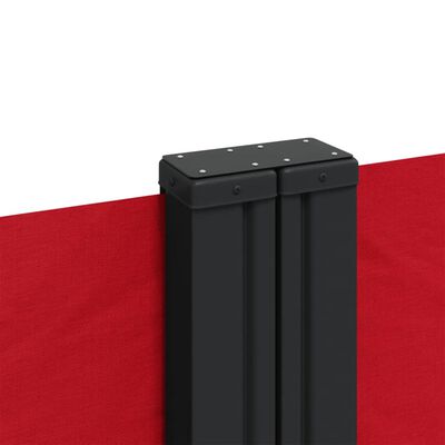 vidaXL Toldo lateral retráctil rojo 120x600 cm