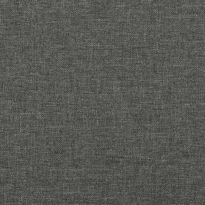 vidaXL Cabecero de tela gris oscuro 90x5x78/88 cm