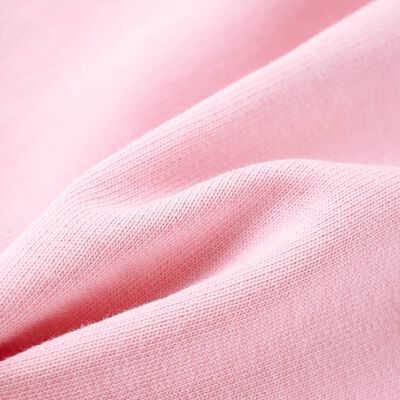 Sudadera infantil con capucha y cremallera rosa 92