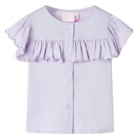 Camiseta infantil color lila 92