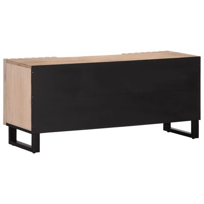 vidaXL Mueble de TV madera maciza de mango 100x34x46 cm