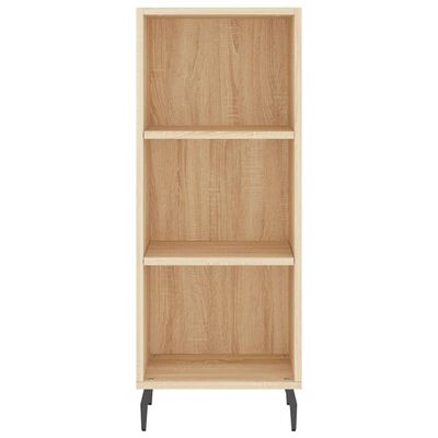 vidaXL Aparador de madera de ingeniería roble Sonoma 34,5x32,5x90 cm