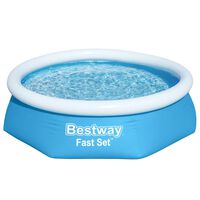 Bestway Piscina inflable redonda Fast Set 244x66 cm