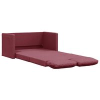 VidaXL Sofá cama de suelo 2 en 1 tela verde oscuro 112x174x55 cm