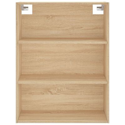 vidaXL Aparador alto madera contrachapada color roble 69,5x34x180 cm