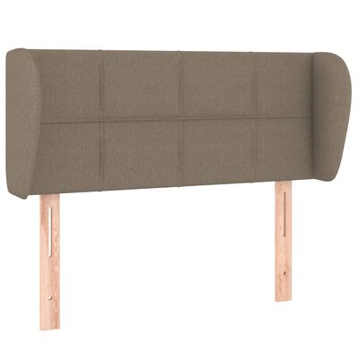 vidaXL Cabecero de tela gris taupe 83x23x78/88 cm