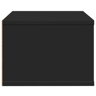 vidaXL Soporte de impresora madera ingeniería negro 40x32x22,5 cm