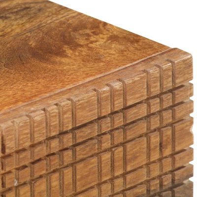 vidaXL Mesa de centro de madera maciza de mango 90x45x40cm
