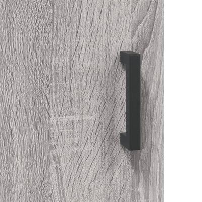 vidaXL Armario de pared gris Sonoma 34,5x34x90 cm