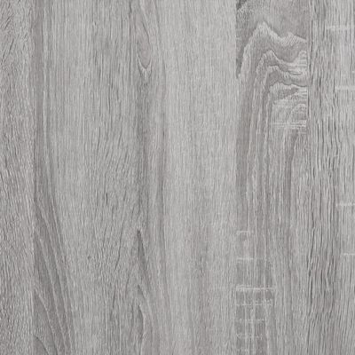 vidaXL Mesita de noche 2 uds madera ingeniería gris Sonoma 40x30x50 cm