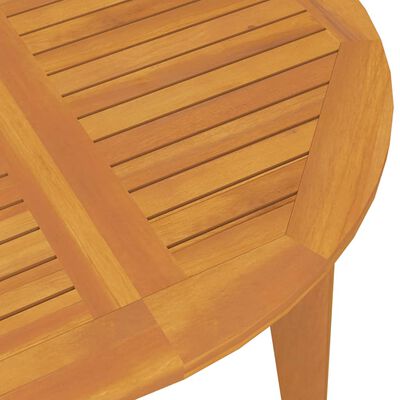 vidaXL Juego de comedor de jardín 5 piezas madera maciza de acacia