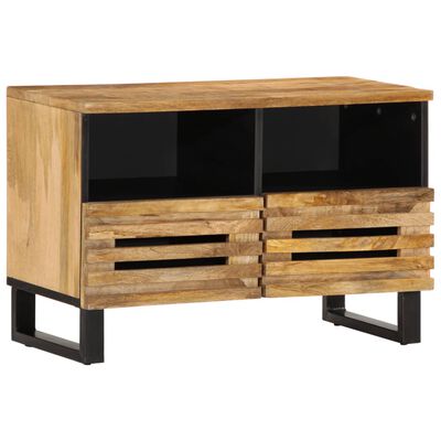 vidaXL Mueble de TV madera maciza de mango rugosa 70x34x46 cm