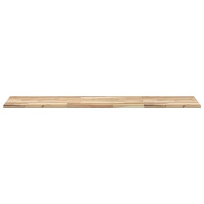 vidaXL Estante flotante madera maciza de acacia sin tratar 160x40x2 cm