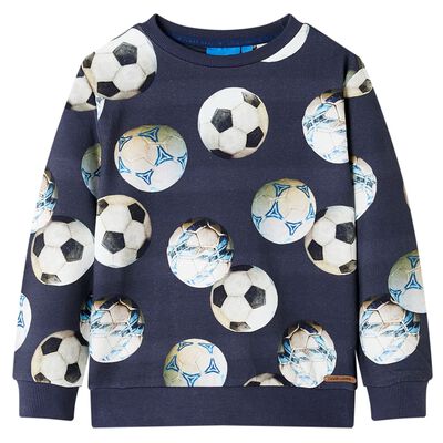 Sudadera infantil azul marino 116