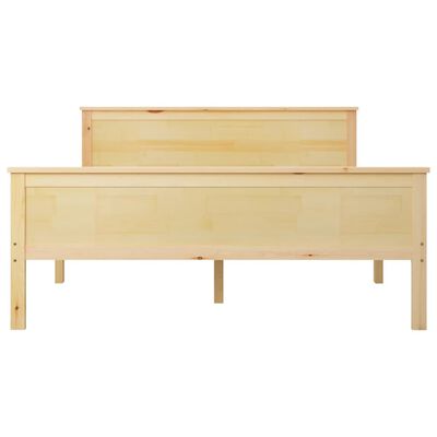 vidaXL Estructura de cama sin colchón madera maciza de pino 160x200 cm