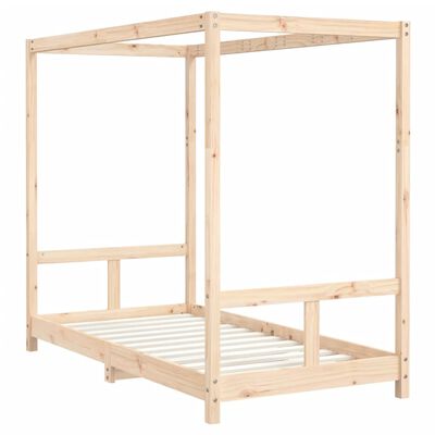 vidaXL Estructura de cama para niños madera maciza de pino 80x160 cm