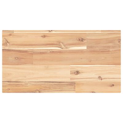 vidaXL Estantes flotantes 3 uds madera acacia sin tratar 60x20x2 cm