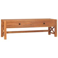 vidaXL Mueble de TV de madera de teca 140x40x45 cm