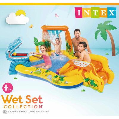 Intex Piscina inflable Dinosaur Play Center 249x191x109 cm 57444NP