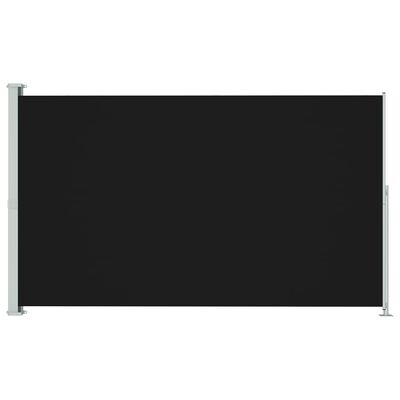 vidaXL Toldo lateral retráctil para patio negro 200x300 cm