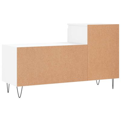 vidaXL Mueble zapatero madera contrachapada blanco 102x36x60 cm